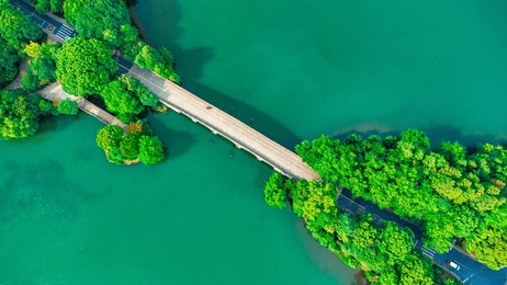 shaoxing city, zhejiang province - aerial photography of jiangnan water village