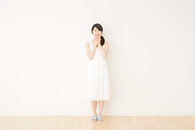 concerned japanese woman