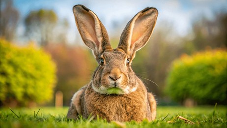 a flemish giant rabbit image