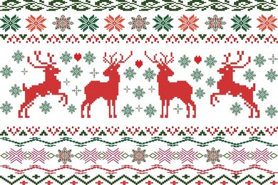 ikat abstract ethnic art seamless pattern in tribal, folk embroidery, and mexican style. aztec geometric art ornament print design for carpet, cover. wallpaper, wrapping, fabric, clothing, pixel art, 