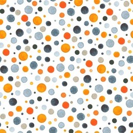 seamless watercolor pattern with colorful circles.