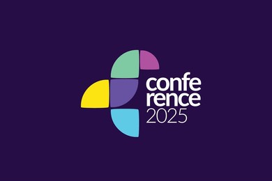 modern abstract colorful conference logo template for your event or conference. modern colorful logo template ready for use, modern initial logo