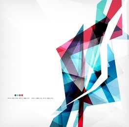 angular geometric color shapes, abstract background, flyer or brochure template