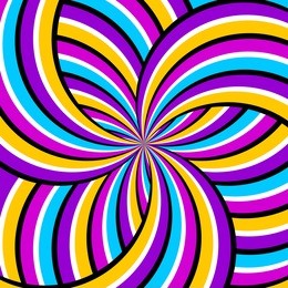 abstract striped background (motion illusion). seamless pattern.