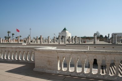 morocco,rabat. mausoleum of king mohamed v.