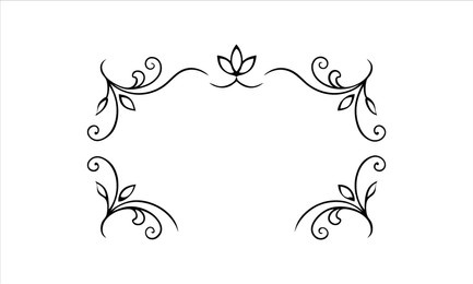 subtle floral elegance, clean design.