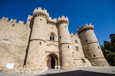 the grand master's palace in rhodes island greece