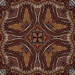 vector abstract ethnic indian  seamless pattern tribal