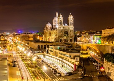 cathedral sainte-marie-majeure of marseille - france