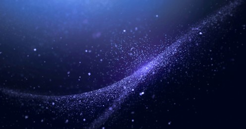 a luminous flow of particles symbolizes the convergence of technology and the cosmos, reflecting a future of infinite data and universal connectivity