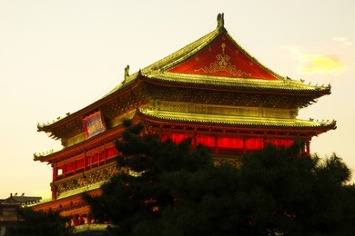 bell drum towers xian
