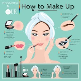 how to make a beautiful woman with makeup.