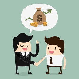 businessmen discussion
