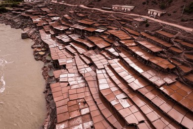 the millennium ancient salt fields in the yarlung zangbo grand canyon in batang county, sichuan