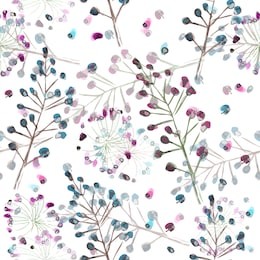 watercolor flowers seamless background. vector
