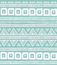 vector tribal striped seamless pattern. geometric background