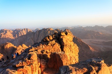 ridges on the sinai peninsula in egypt
