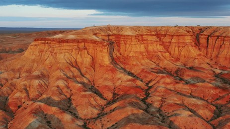 beatiful mongolian gobi desert landscapes