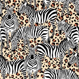 zebra black and white pattern, leopard  background