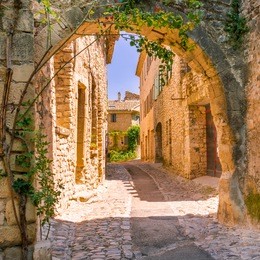 old town in provence