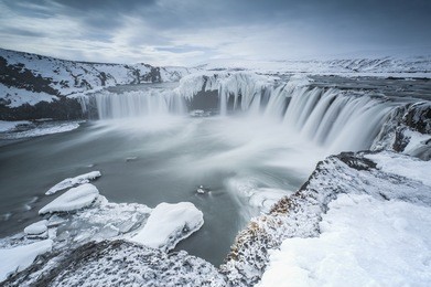 godafoss iceland is one of the most spectacular waterfalls in iceland. 