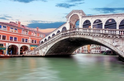 venice - grand canal from rialto bridge