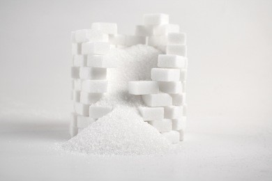 lump sugar - close up