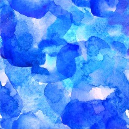 vector seamless watercolor pattern. blue-turquoise tint for print, web, fabric. watercolor stains.