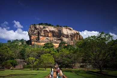 sigiriya lion rock fortress in sri lanka