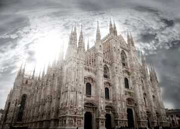 milan cathedral, know as duomo,italy