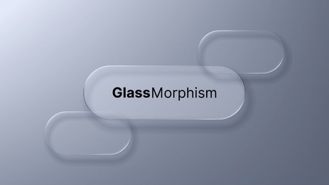 liquid glass morphism vector design with frosted effect. modern transparent ui elements, abstract background for digital interface.
