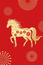 2026 year of the horse new year cover	

