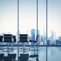 meeting room. 3d rendering