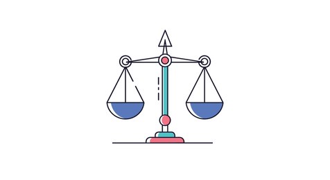 balance scales symbolize justice and fairness representing law and equality in modern societies and the careful weighing of evidence in legal processes.