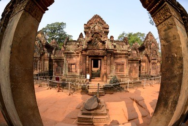 banteay srei temple siem reap province, cambodia 