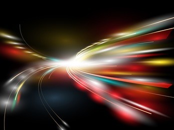 speed light abstract background vector