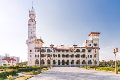 montaza palace in alexandria, egypt.