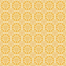 seamless oriental pattern of orange chrysanthemum flowers.
