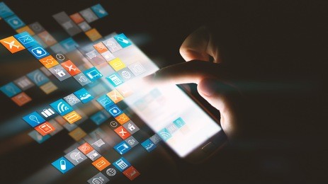 social media concept.