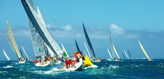 sailing yachts regatta. series yachts and ships