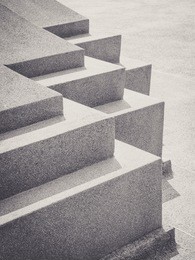 architecture corner details modern style, black and white