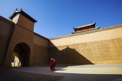 tower of jiayuguan castle,gansu of china
