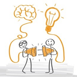 two people have an idea