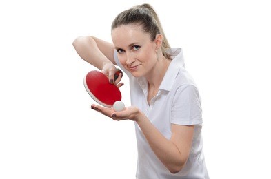 beautiful blonde hand in ball