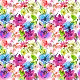 watercolor floral frame, beautiful natural illustration