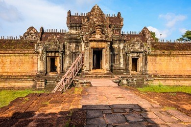 banteay samre,  a temple at angkor, cambodia. built in the early 12th century
