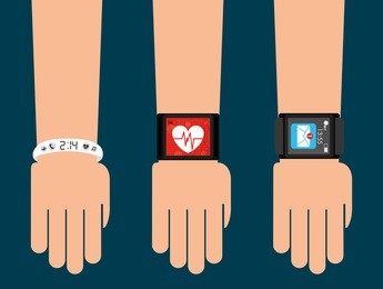 wearable technology design, vector illustration eps10 graphic 