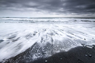 iceland./ black sand