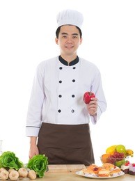 asian male chef
