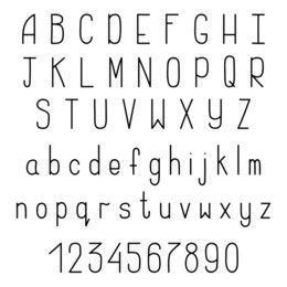 handwriting alphabet. vector hand drawn thin font